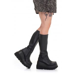 DemoniaCult - Shaker 100 Black - Chaussures pour fille - noir - EU 41 - Synthetic/Textile/Caoutchouc