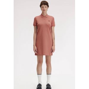 Fred Perry - The Fred Perry Putty Pink/Black - Robe - gid://shopify/Metaobject/122014761197 - Medium - 98% coton, 2% élasthanne,Coton