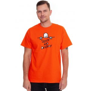 Thrasher - Gonz Sad Logo Orange - T-Shirt - orange - M - 100% Coton,Jersey
