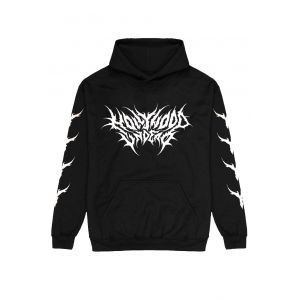 Hollywood Undead - Metal Logo - Hoodie - noir - L - 80 % coton, 20 % polyester,Transpirer