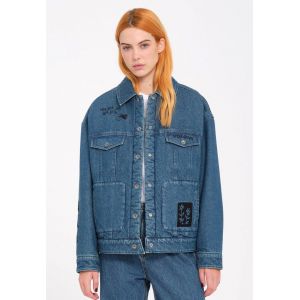 Volcom - Fa Keutchi Vmi/Vintage Marbled Indigo - Veste - bleu - M - Shell: 100% Coton; Lining: 100% Polyester,Jean