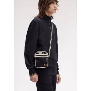 Fred Perry - Classic Small Side Black/Ecru - Sac de voyage - noir - Onesize - gid://shopify/Metaobject/68981162221,Faux cuir
