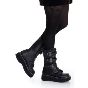 DemoniaCult - Emily 322 - Chaussures pour fille - noir - EU 36 - Synthetic/Textile/Caoutchouc