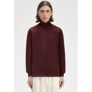 Fred Perry - Track Oxblood - Veste de jogging - bordeaux - XXL - 55 % polyester, 45 % coton,Synthétiques