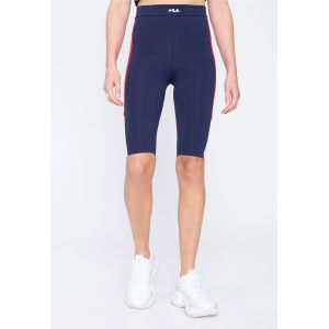 Fila - Basel Short Medieval Blue True Red Bright White - Leggings - bleu - M - 95% coton, 5% élasthanne,Jersey