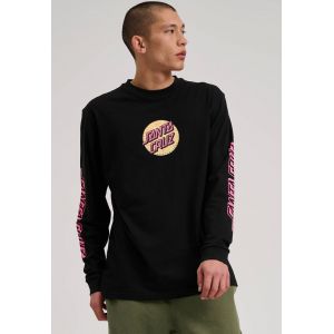 Santa Cruz - Wagon Dot Front Black - Tshirt manches longues - noir - M - 100% coton biologique