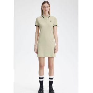 Fred Perry - Twin Tipped Oatmeal - Robe - beige - XX-Small - 98% coton, 2% &eacute;lasthanne