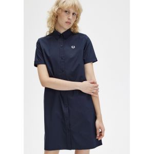 Fred Perry - Shirt Navy - Robe - bleu - L - 65% coton, 35% polyester,Coton