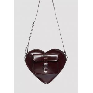 Dr. Martens - Heart Cherry Red Oxford - Sac - bordeaux - Onesize - 100% Coton,100% Polyester,Faux cuir