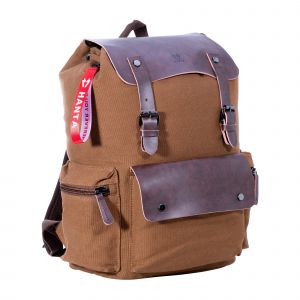 Nature Sac à dos Canvas 25 L brun - Gris