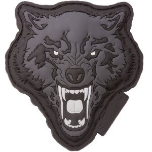 JTG Patch 3D T&ecirc;te de Loup blanc- - Rouge