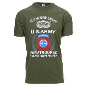 T-Shirt U.S. Army Paratrooper 82ND - Olive / XXL / Air Corps