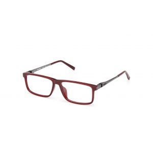 Timberland Homme Timberland TB50069-H 066 Montures optiques Inject&eacute; Rouge  Carr&eacute; Normale
