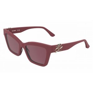Karl Lagerfeld Femme Karl Lagerfeld KL6220S 652 Lunettes de soleil Ac&eacute;tate Rose Rouge Carr&eacute; Normale