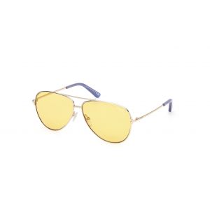 Emilio Pucci Femme EP0229 32E Lunettes de soleil Métal Or Marron Pilote Normale