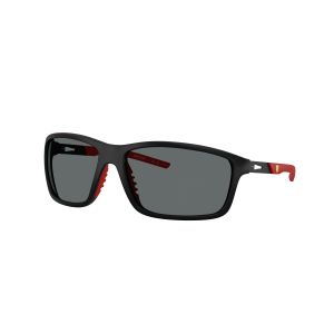 Ferrari Scuderia Homme Ferrari Scuderia FZ6021U 504/81 Lunettes de soleil Inject&eacute; Noir Gris Pillow Polaris&eacute;