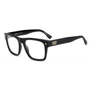Dsquared2 Homme Dsquared2 D2 0037 2M2 Montures optiques Ac&eacute;tate Noir  Carr&eacute;