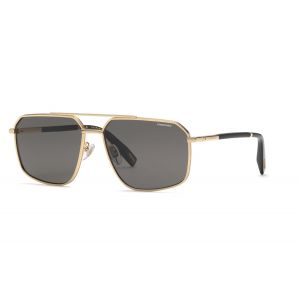 Chopard Homme SCHL77  300P Lunettes de soleil Métal Or Fumée Géométrique Polarisé