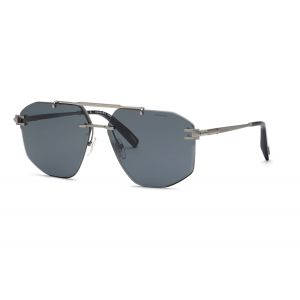 Chopard Homme SCHL23  509 Lunettes de soleil Métal Gris Fumée Pilote Antireflet
