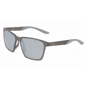 Nike Homme Nike NIKE MAVERICK VALOR N IU8033X 013 Lunettes de soleil M&eacute;tal Bronze &agrave; canon Gris Carr&eacute; Normale