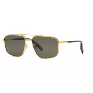 Chopard Homme SCHL77  400P Lunettes de soleil Métal Or Vert Géométrique Antireflet
