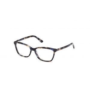 Guess Femme Guess GU50310 092 Montures optiques Ac&eacute;tate Bleu  Carr&eacute; Normale