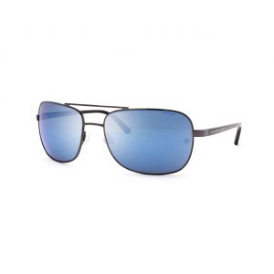 North Sails Unisex Amerigo NS042 Lunettes de soleil M&eacute;tal Fusil Bleu Carr&eacute; Polaris&eacute;