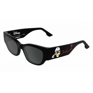 Karl Lagerfeld Unisex Karl Lagerfeld KLJ6168SND 001 Lunettes de soleil Bio-inject Noir Fum&eacute;e G&eacute;om&eacute;trique Normale