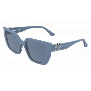 Karl Lagerfeld Femme Karl Lagerfeld KL6221S 450 Lunettes de soleil Ac&eacute;tate Bleu clair Bleu Cat Eye Normale