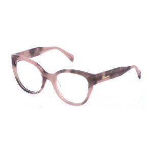 Blumarine Femme VBM873  0ALD Montures optiques Ac&eacute;tate Havane  Papillon