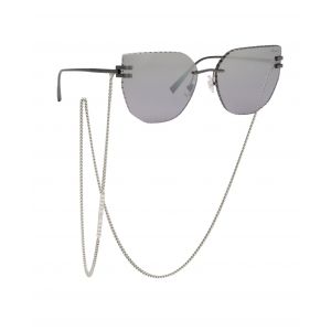 Chopard Femme IKCHL54  I86X Lunettes de soleil Métal Gris Fumée Carré Antireflet Ombré