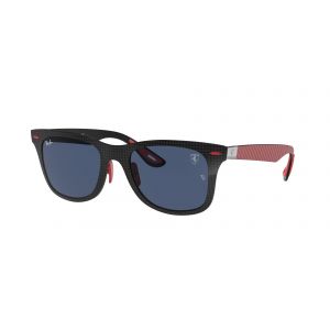 Ray - Ban Unisex RB8395M  F05580 Lunettes de soleil Carbone Noir Bleu Carré Normale