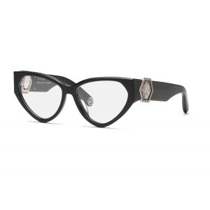 Philipp Plein Femme VPP163S PLEIN CAPTURE CRYSTAL O.  700K Montures optiques Acétate Noir  Cat Eye
