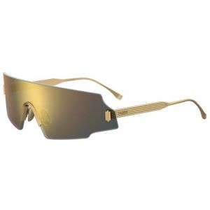 Fendi Femme FF 0440/S C3E/SQ Lunettes de soleil outlet  Or Or Enveloppant  Miroir
