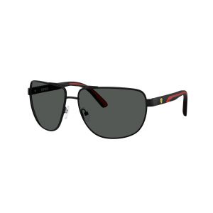Ferrari Scuderia Homme Ferrari Scuderia FZ5007 101/87 Lunettes de soleil M&eacute;tal Noir Gris Pillow Normale