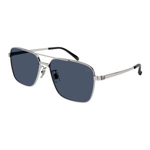 Dunhill Homme DU0052S 003 Lunettes de soleil Métal Ruthénium Bleu Pilote