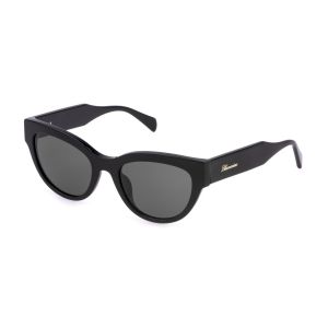 Blumarine Femme SBM866  700 Lunettes de soleil Acétate Noir Fumée Papillon Normale