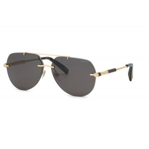 Chopard Homme SCHG37  300 Lunettes de soleil Métal Or Fumée Pilote Normale