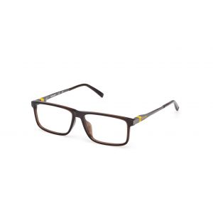 Timberland Homme Timberland TB50069-H 048 Montures optiques Inject&eacute; Marron  Carr&eacute; Normale