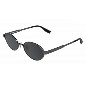 Karl Lagerfeld Femme Karl Lagerfeld KL366S 021 Lunettes de soleil M&eacute;tal Argent Fum&eacute;e Ronde Normale