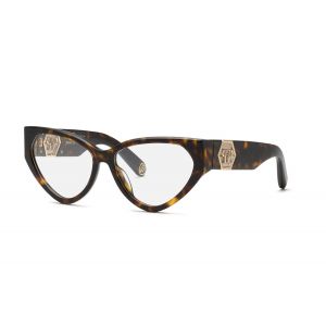 Philipp Plein Femme VPP163 PLEIN CAPTURE  722 Montures optiques Acétate Havane  Cat Eye