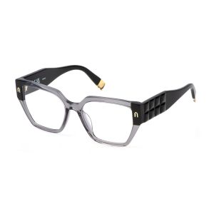 Furla Femme VFU775  09MB Montures optiques Ac&eacute;tate Gris  Carr&eacute;