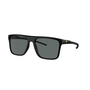 Ferrari Scuderia Homme FZ6006  504/81 Lunettes de soleil Inject&eacute; Noir Gris Carr&eacute; Polaris&eacute;