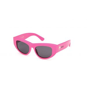 Emilio Pucci Femme EP0228 75A Lunettes de soleil Acétate Violet Fumée Géométrique Normale
