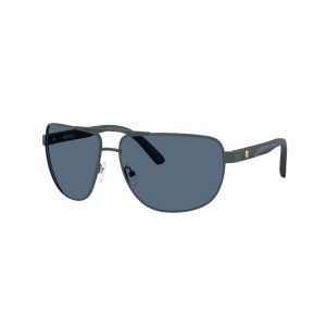 Ferrari Scuderia Homme Ferrari Scuderia FZ5007 130/80 Lunettes de soleil M&eacute;tal Gris Bleu Pillow Normale