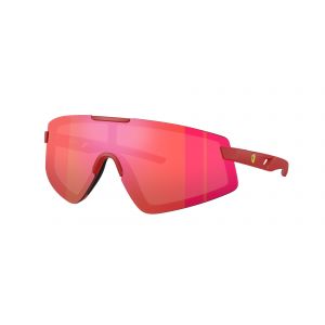 Ferrari Scuderia Homme FZ6009U  514/6Q Lunettes de soleil Injecté Rouge Rouge Géométrique Miroir