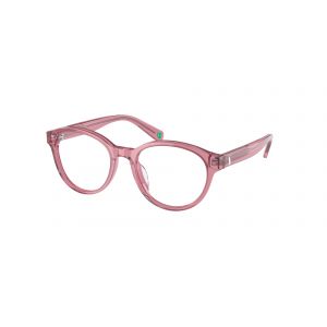 Polo Ralph Lauren Enfant Polo Ralph Lauren PP8546U  5220 Montures optiques Ac&eacute;tate Rose Transparent Ronde Normale