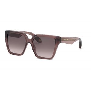 Roberto Cavalli Femme SRC156M  07AY Lunettes de soleil Ac&eacute;tate Marron Marron Carr&eacute; Normale Nuanc&eacute;