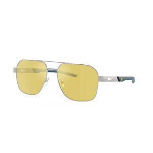 Ferrari Scuderia Homme FZ5003  103/V9 Lunettes de soleil Métal Argent Jaune Carré Normale