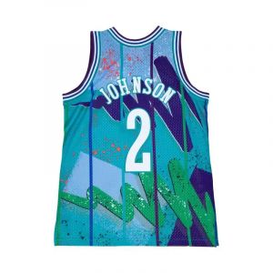 Maillot NBA Charlotte Hornets Larry Johnson